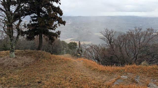 山口県宇部市の荒滝山城跡