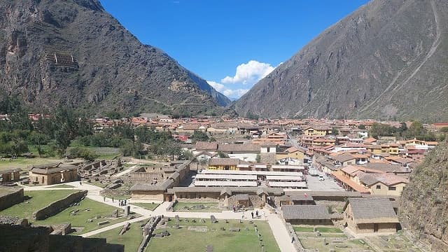 ペルー・ウルバンバのオリャンタイタンボ