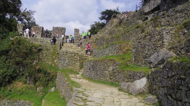ペルー・マチュピチュのインティ・プンク（太陽の門）