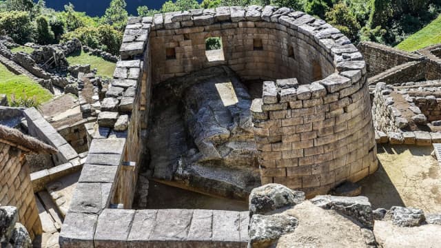ペルー・マチュピチュの太陽の神殿