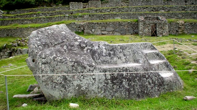 ペルー・マチュピチュの生贄の台