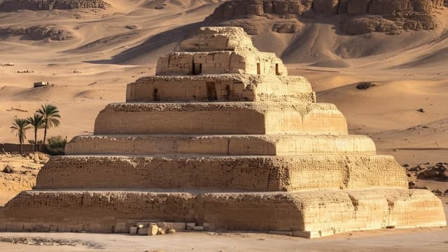 エジプト・ダハシュールの階段ピラミッド