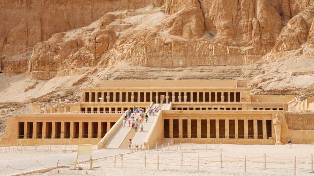 エジプト・ルクソールのハトシェプスト女王葬祭殿