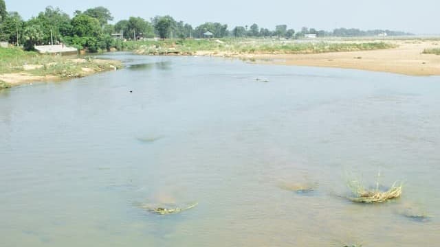 インド・ブッダガヤのナイランジャナー川（尼連禅河）