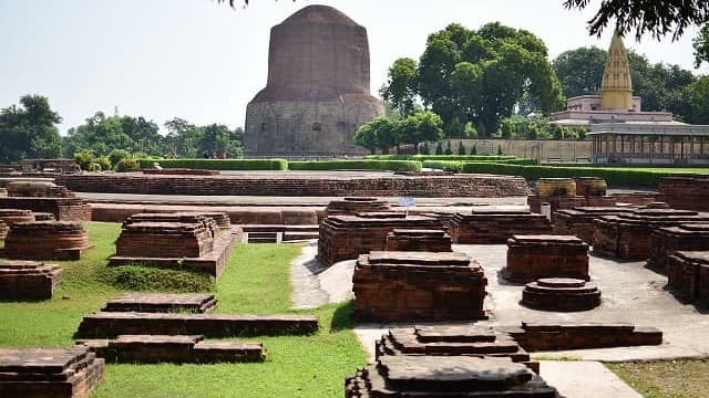 インド・ベナレスのサールナート寺院