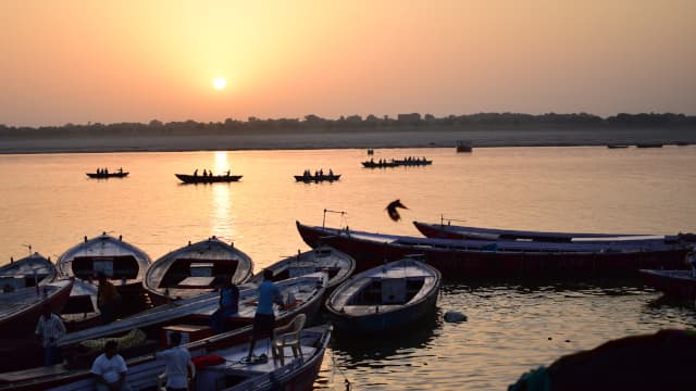 インド・ベナレスのガンジス川ガート