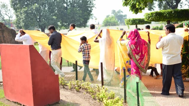 インド・クシナガラのパリニッバーナ寺院