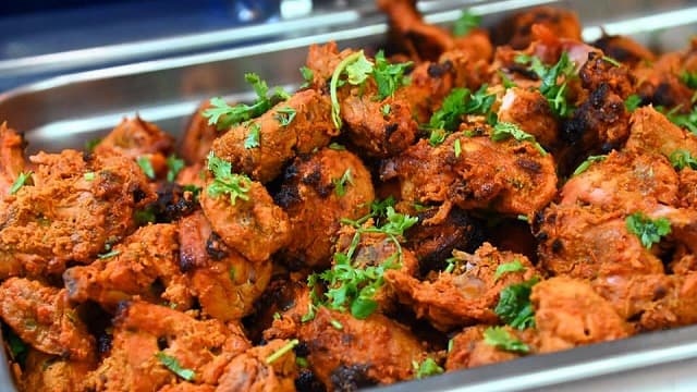 インド料理のタンドリーチキン