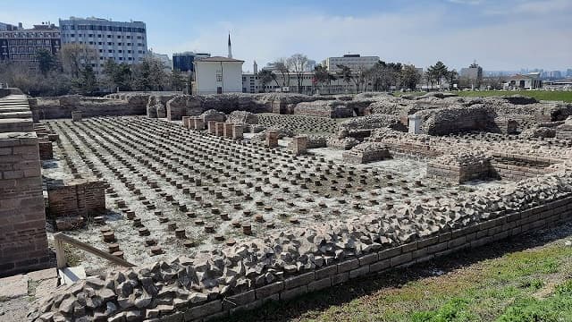 トルコ・アンカラのローマ浴場跡