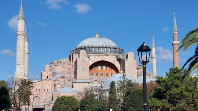 トルコ・イスタンブールのアヤソフィア