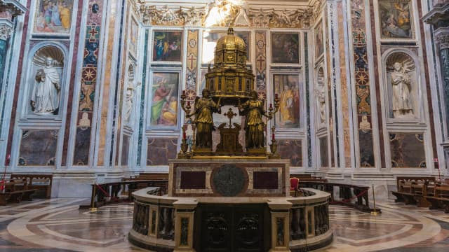 イタリア・ローマのサンタ・マリア・マッジョーレ大聖堂_システィーナ礼拝堂