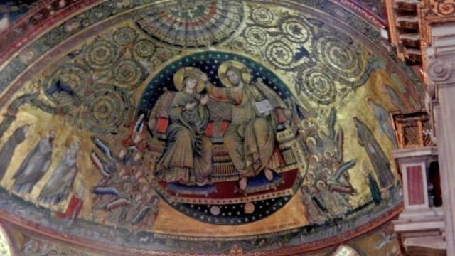 イタリア・ローマのサンタ・マリア・マッジョーレ大聖堂_聖母戴冠