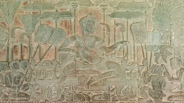 カンボジア・シェムリアップのスーリヤ・ヴァルマン２世