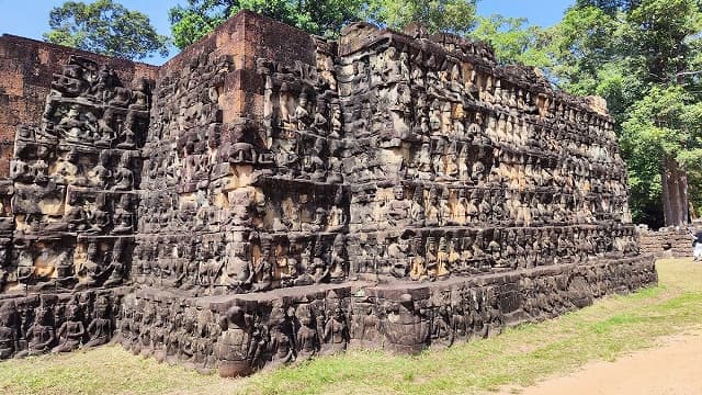 カンボジア・シェムリアップのライ王のテラス