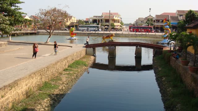 ベトナム・ホイアンのトゥボン川