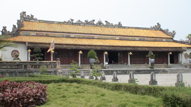 ベトナム・フエ王宮の太和殿