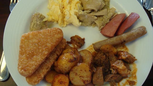 メキシコ料理のパパス・コン・チョリソー