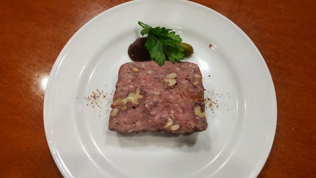 ベルギー料理の田舎風パテ