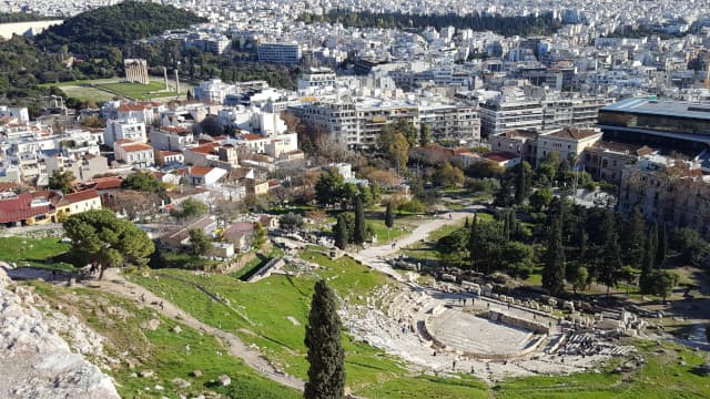 ギリシャ・アテネのディオニソスの劇場