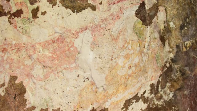 スリランカ・アヌラーダプラのヴェッサギリヤ壁画