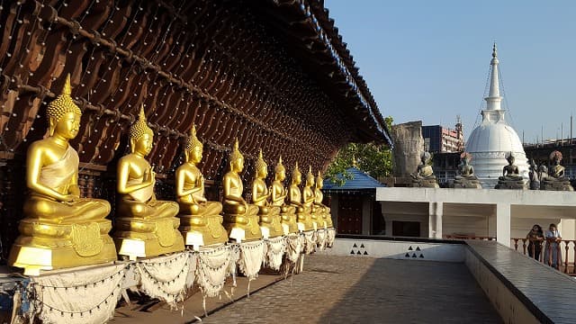 スリランカ・コロンボのシーマ・マラカヤ寺院