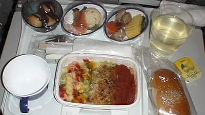 機内食:JAL 成田→ロサンゼルス