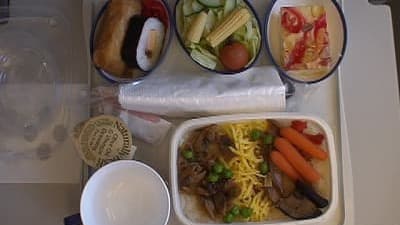 機内食:JAL ロサンゼルス→成田