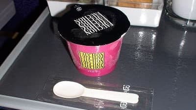 機内食:SINGAPORE AIR 成田→バンコク