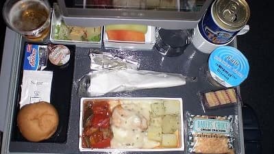 機内食:SINGAPORE AIR バンコク→成田