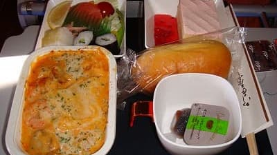 機内食:AEROFLOT 成田→モスクワ