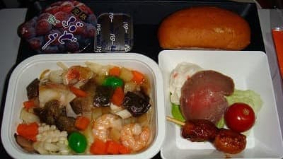機内食:AEROFLOT 成田→モスクワ