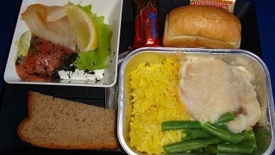 機内食:AEROFLOT イスタンブール→モスクワ