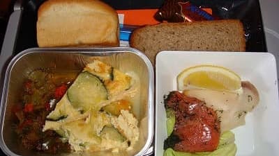 機内食:AEROFLOT モスクワ→成田