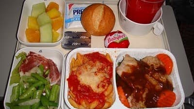 機内食:Alitalia 成田→ミラノ