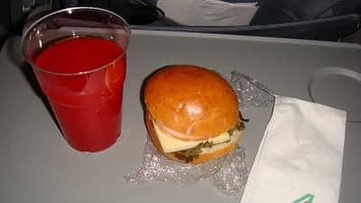 機内食:Alitalia 成田→ミラノ