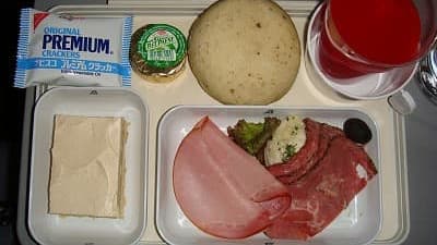 機内食:Alitalia 成田→ミラノ