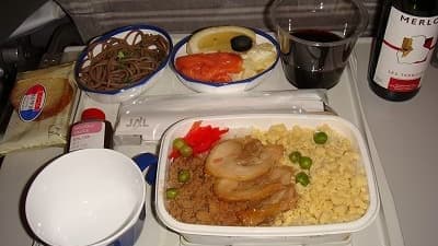 機内食:Alitalia ミラノ→成田
