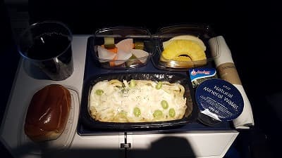 機内食:KLM 関西→アムステルダム