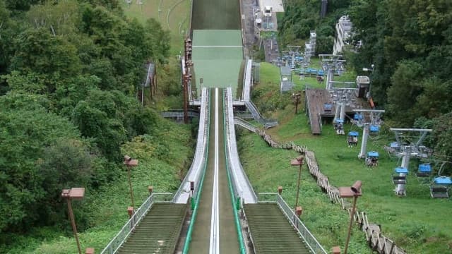 北海道札幌市の大倉山ジャンプ競技場