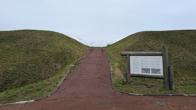 北海道函館市の志苔館跡