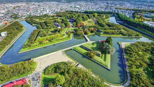 北海道函館市の五稜郭跡
