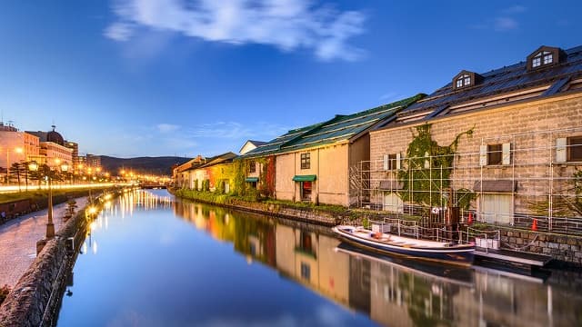 北海道小樽市の小樽運河