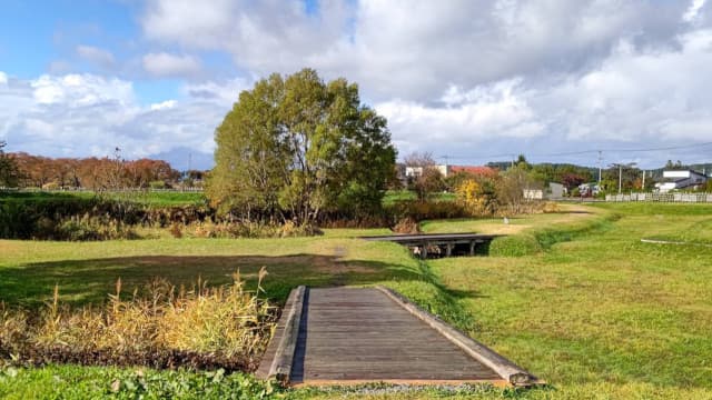 青森県青森市の浪岡城跡