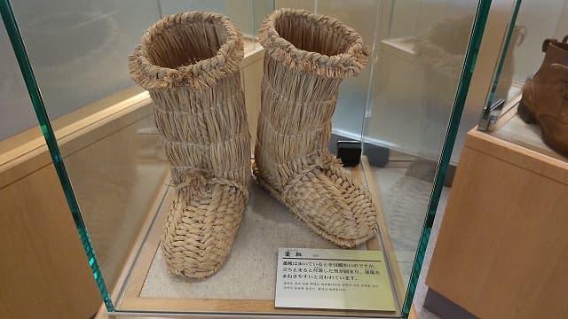 雪中行軍の藁沓