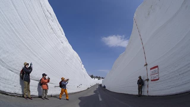 青森県青森市の八甲田雪の回廊