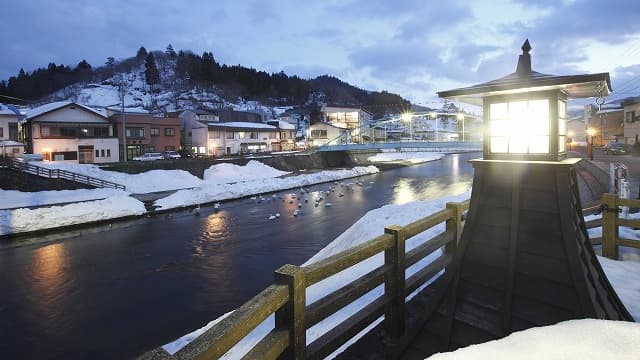 青森県南津軽郡の大鰐温泉