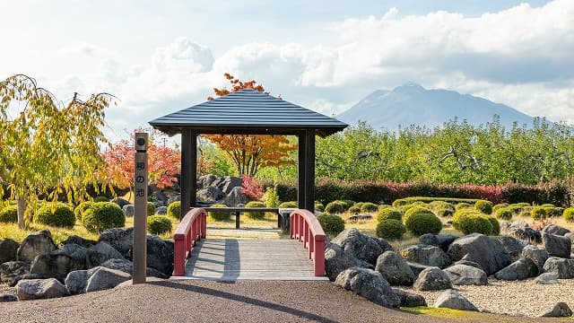 青森県南津軽郡の唐糸御前史跡公園