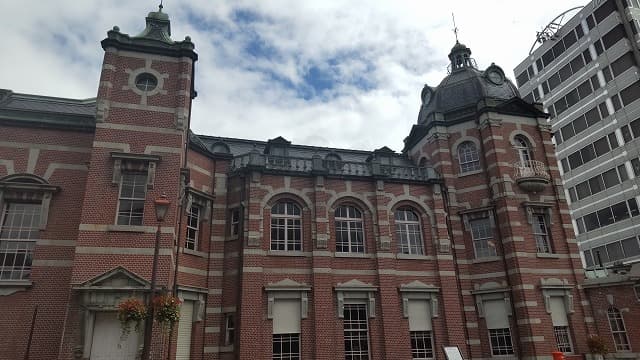 岩手県盛岡市の岩手銀行（旧盛岡銀行）旧本店本館