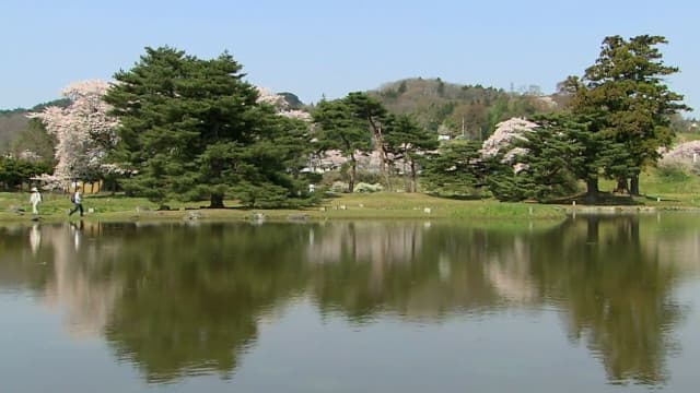 岩手県西磐井郡の無量光院跡