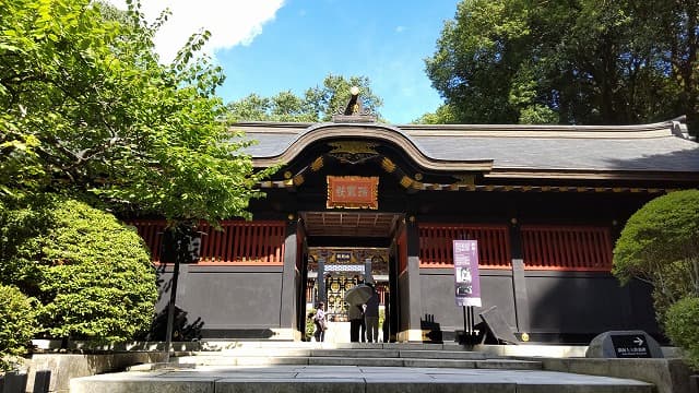 宮城県仙台市の瑞鳳殿拝殿